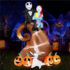 6 Ft Inflatable Halloween Yard Decoration - Outdoor Hill